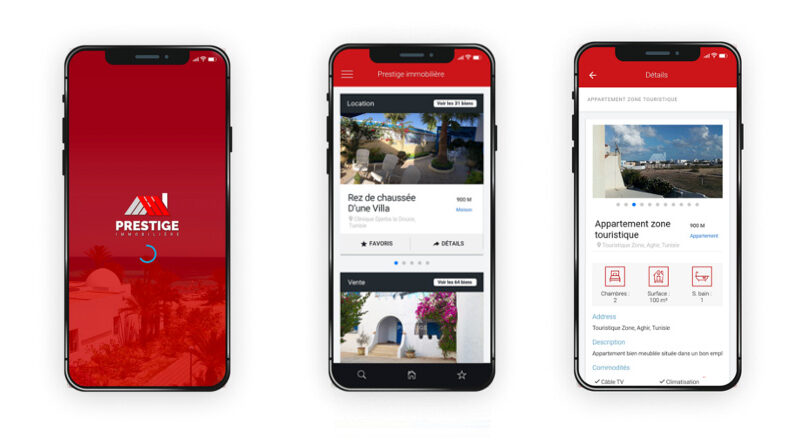 application-android-ios-prestige-immo-rss-tunisie