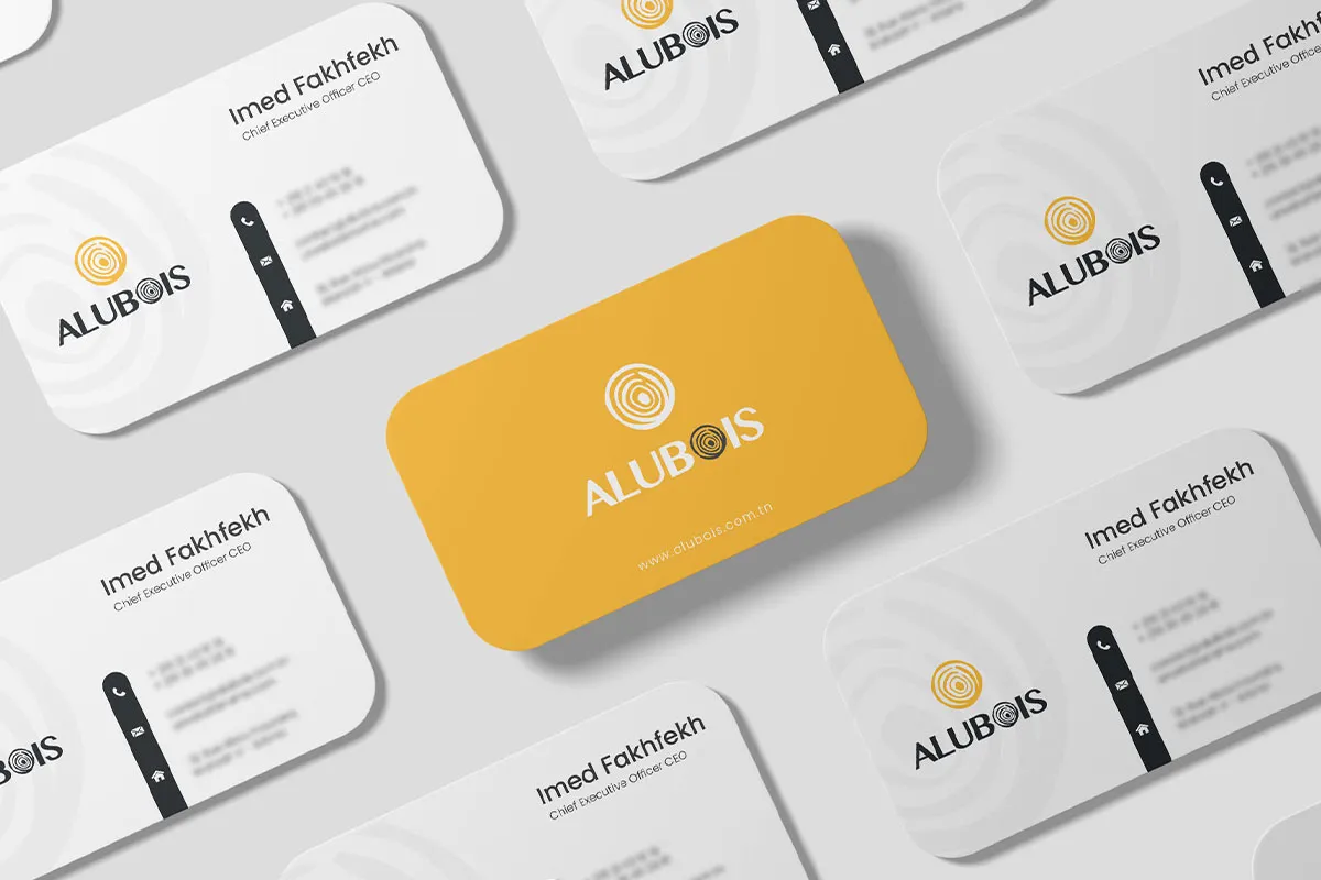 Création carte Visite alubois en Tunisie