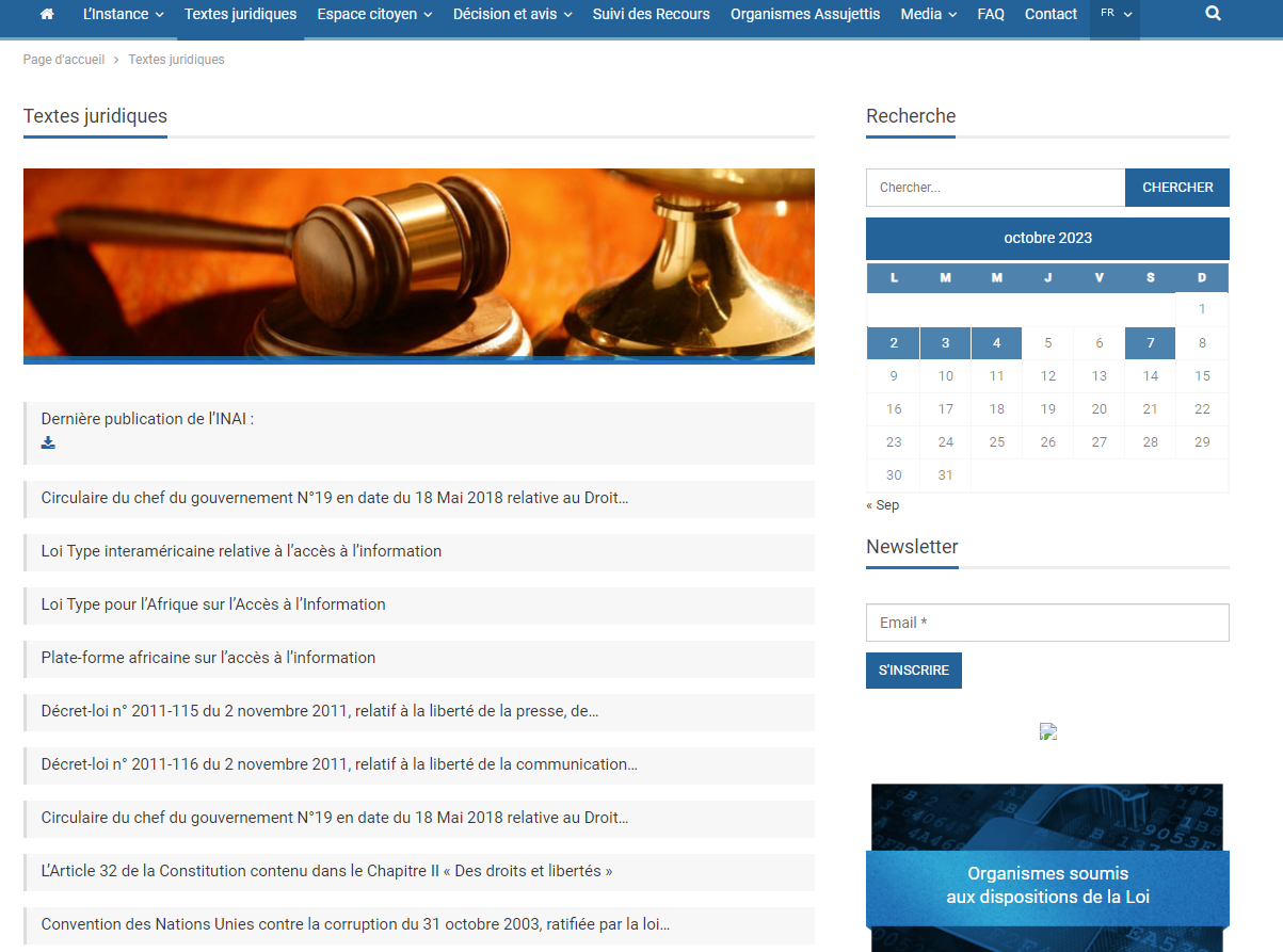 Création Site vitrine INAI