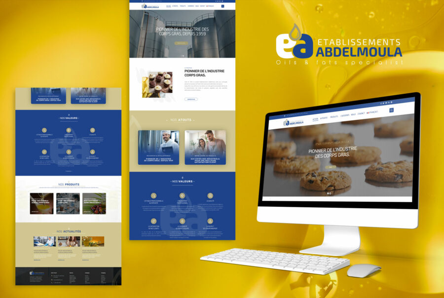 Création site sur mesure Etablissements Abdelmoula Tunisia