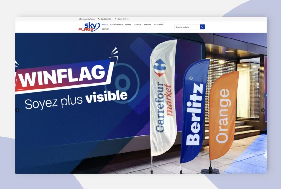 sky flags