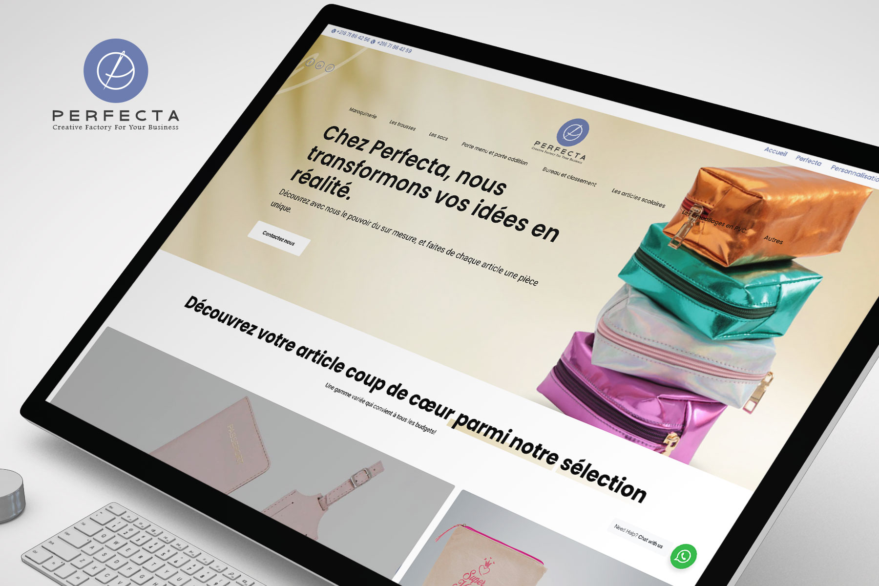 creation site e commerce Perfecta en Tunisie