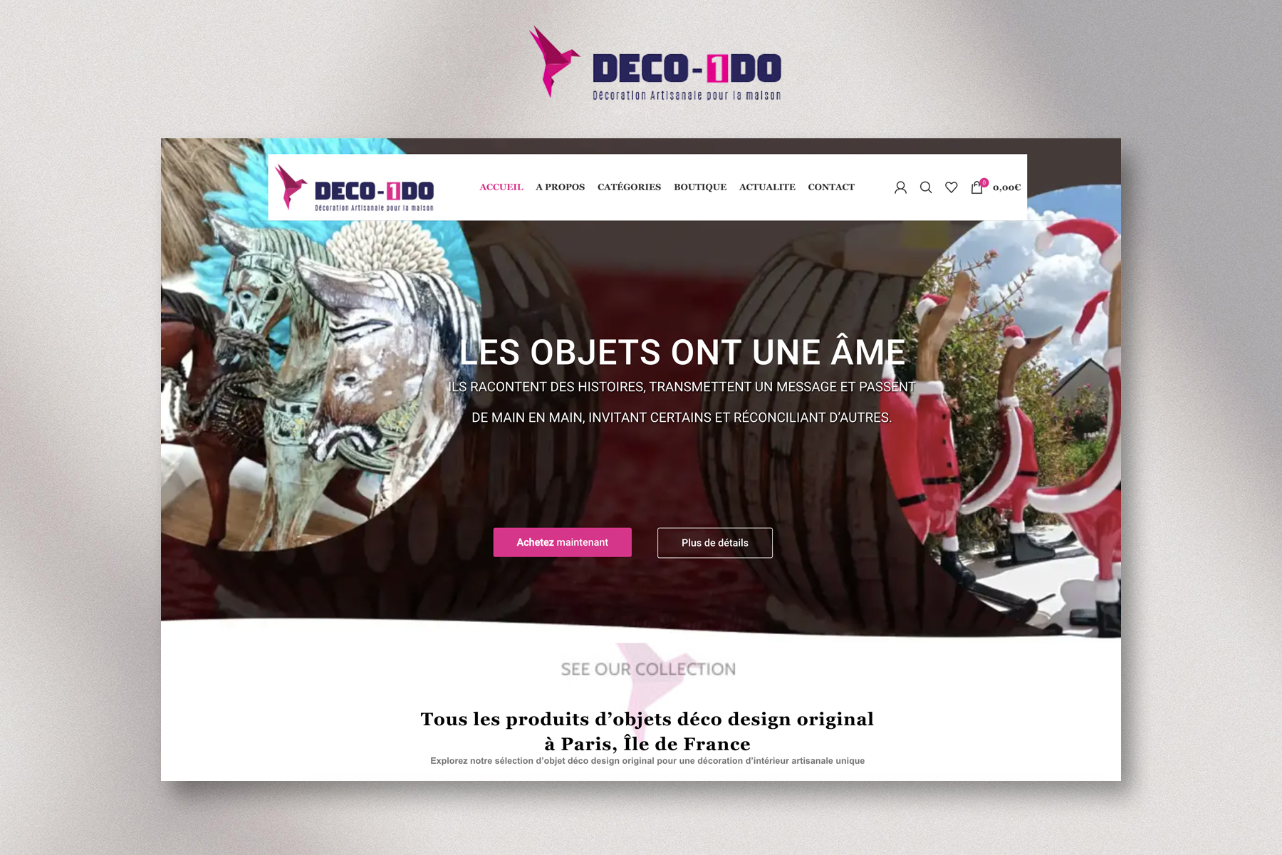 création site e commerce deco1do en tunisie