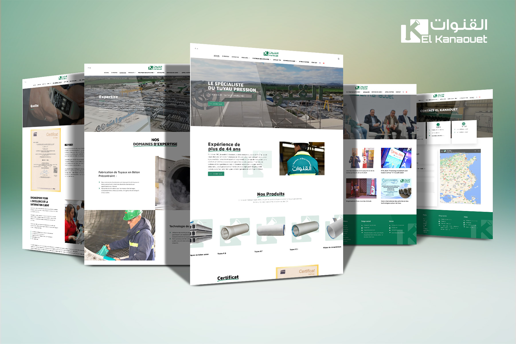 creation site el kanaouet en tunisie