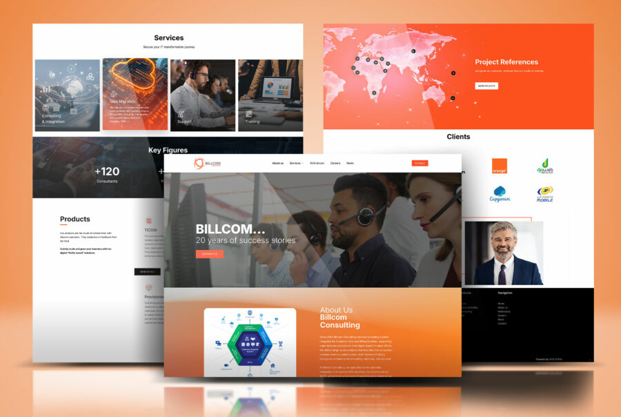 création site vitrine bill com en tunisie