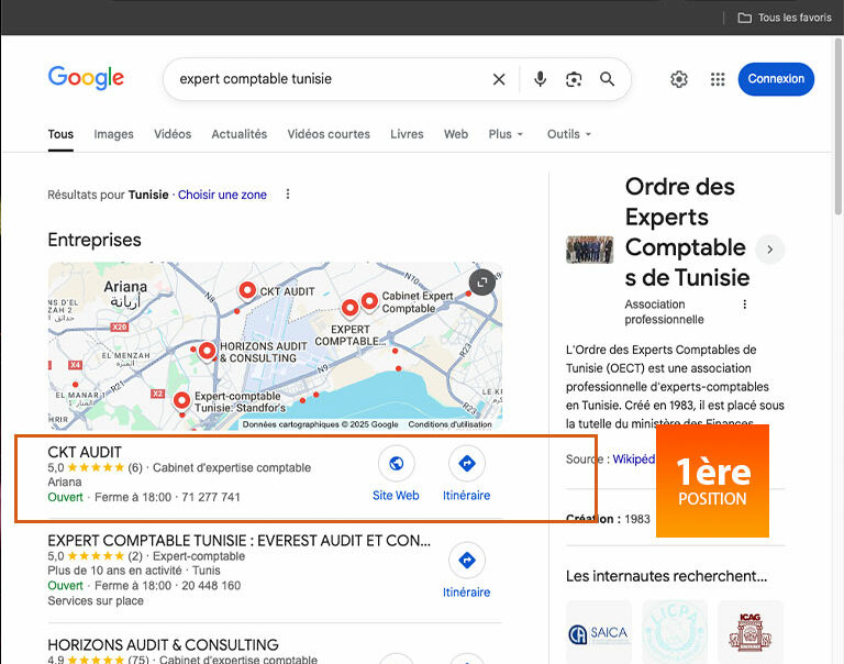 SEO CKT en Tunisie
