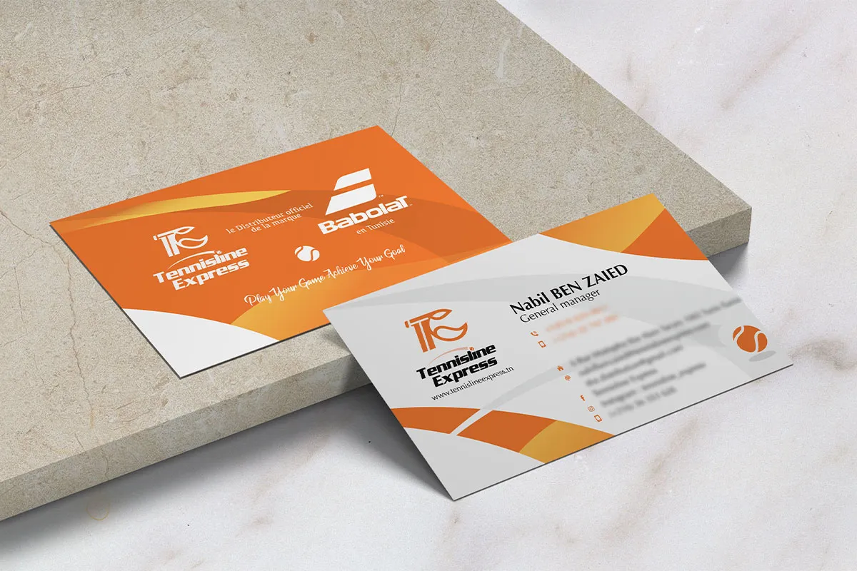 Design carte visite Express en Tunisie