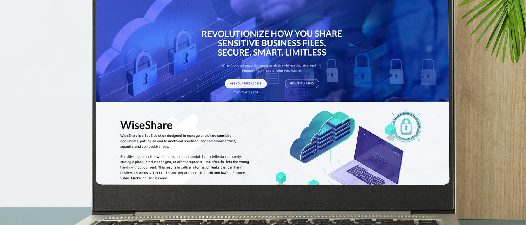Site vitrine wiseshare en Tunisie