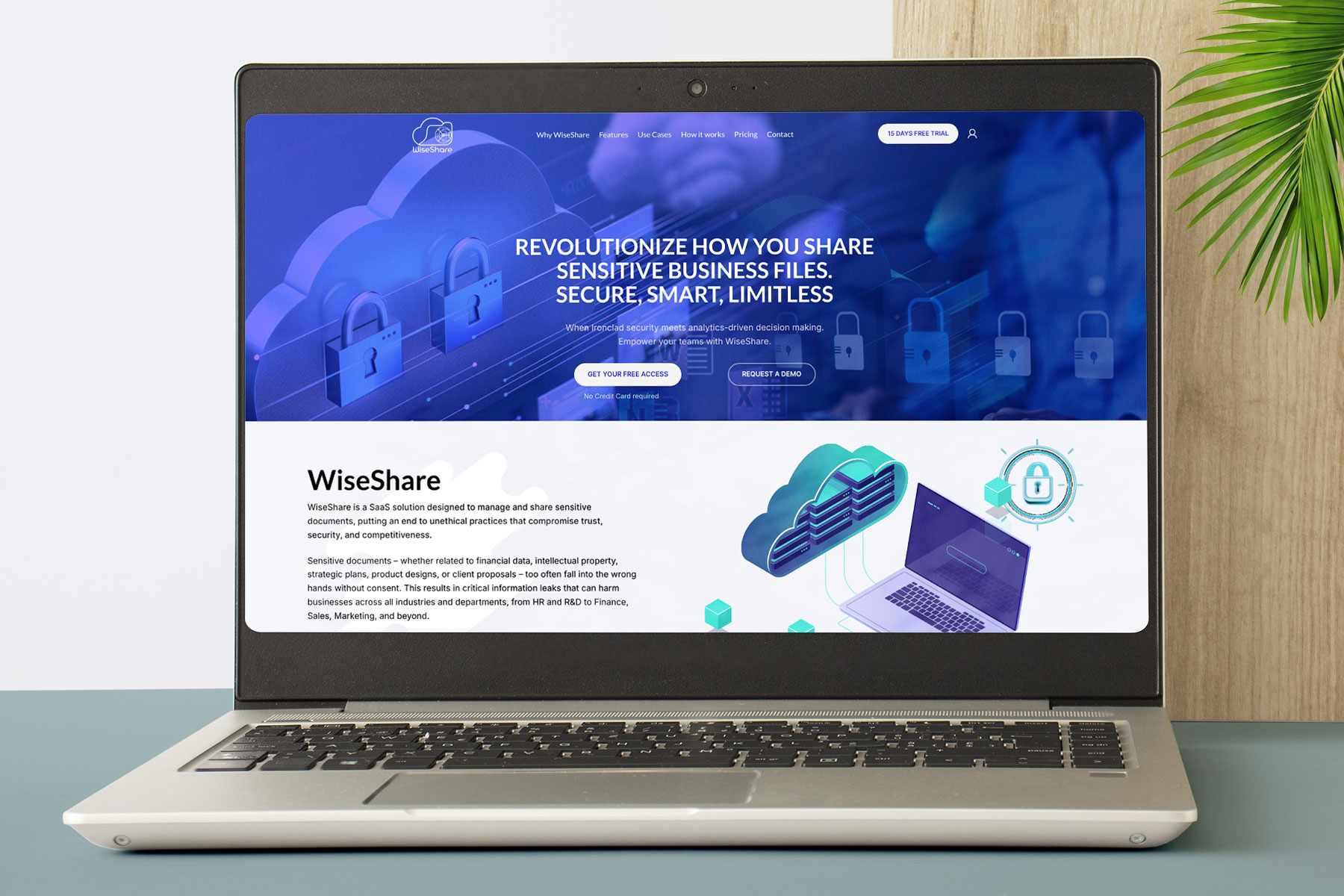 Site vitrine wiseshare en Tunisie