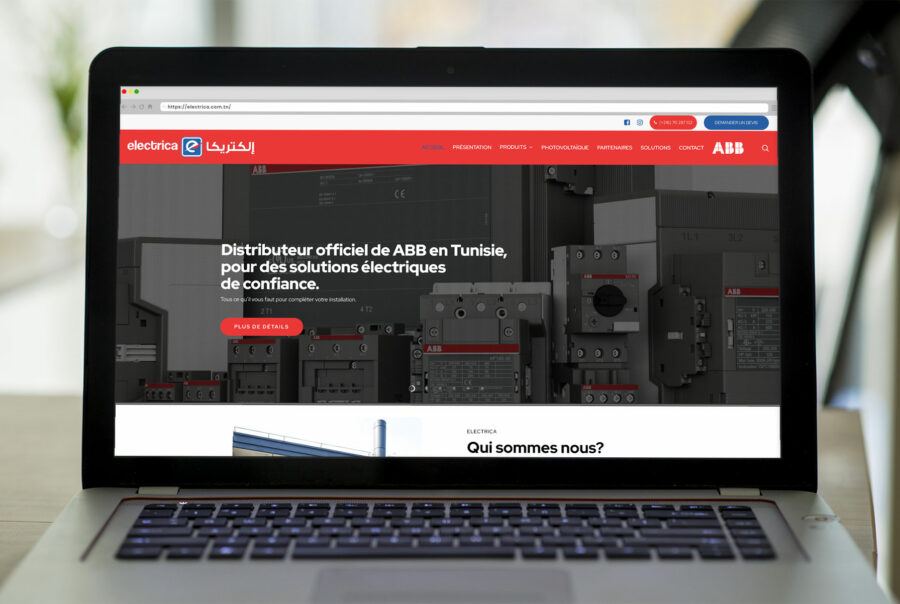 creation site vitrine electrica en tunisie