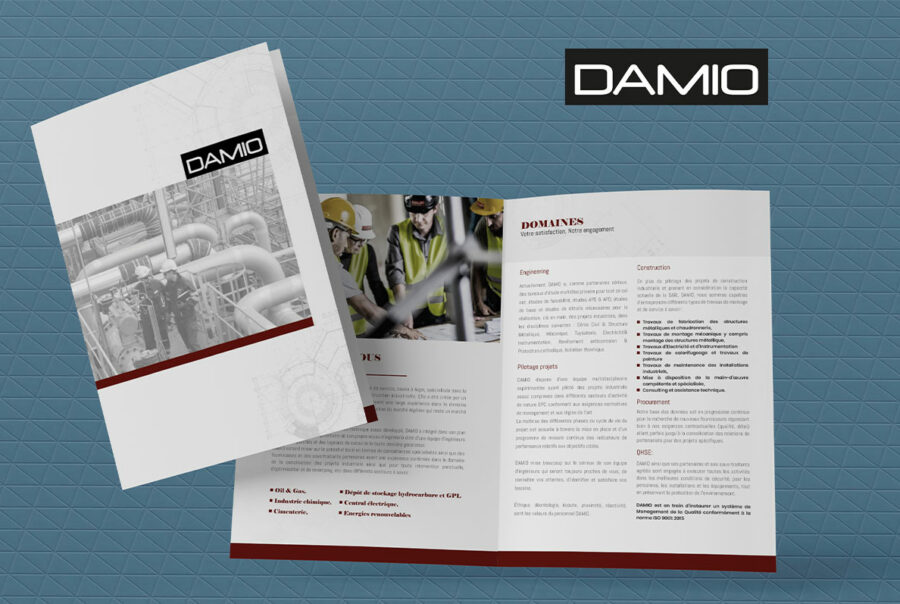 Dépliant damio en tunisie