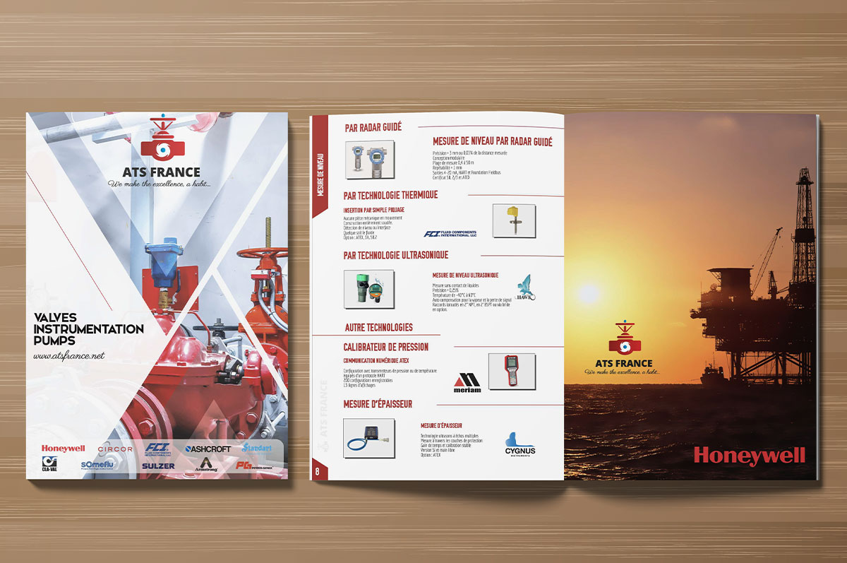création brochure ATS-France en tunisie