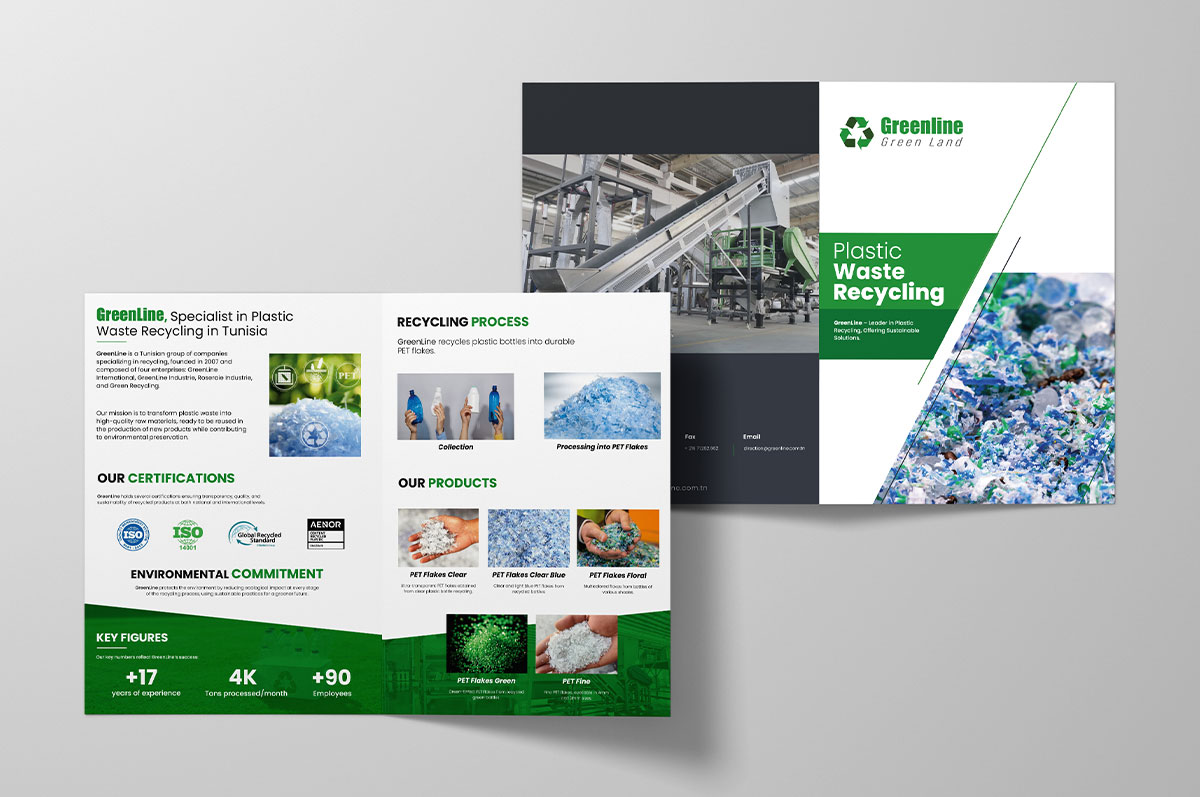 dépliant Green-line en tunisie