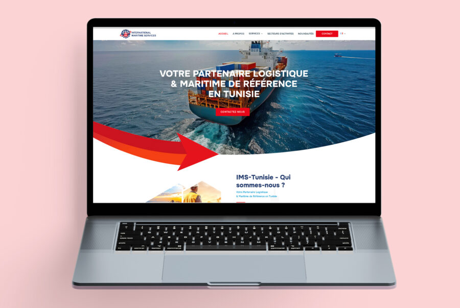 création site vitrine IMS en Tunisie