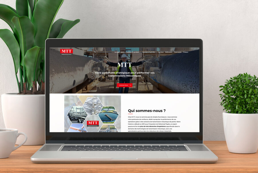 création site vitrine MTT en Tunisie