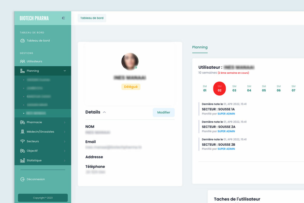 biotech-pharma application web