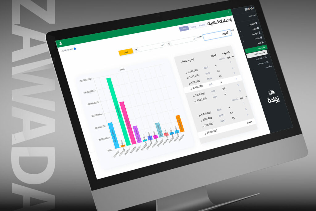 développement application web zawada en tunisie