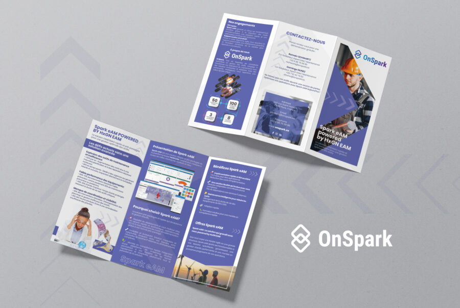 création dépliant ons park en Tunisie