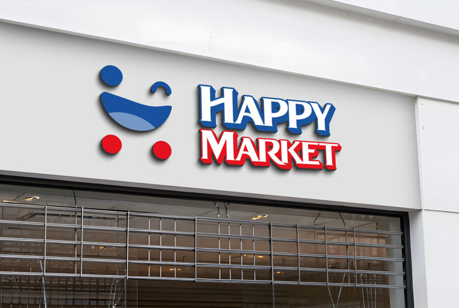 création logo happy market en Tunisie