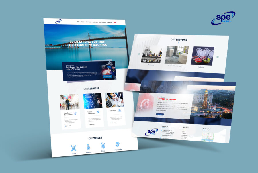 création site vitrine spe en Tunisie