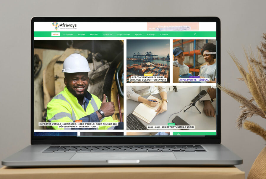 conception site vitrine afriways en Tunisie