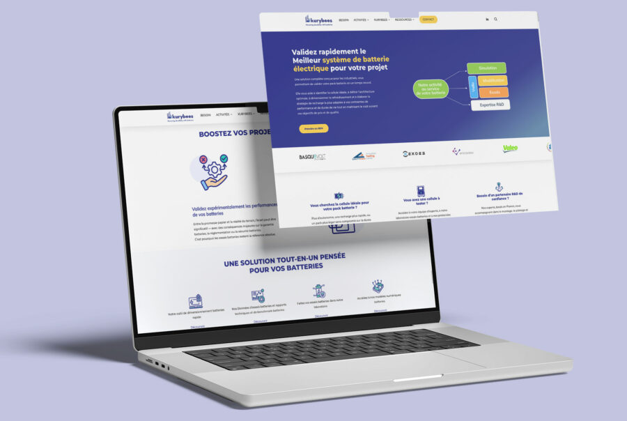 création site vitrine kurybees