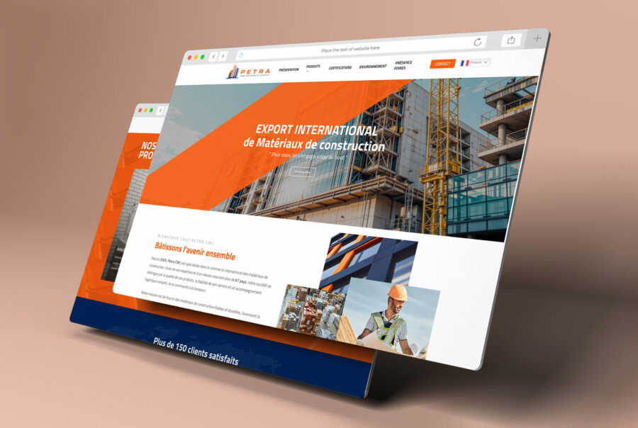 création site vitrine petra