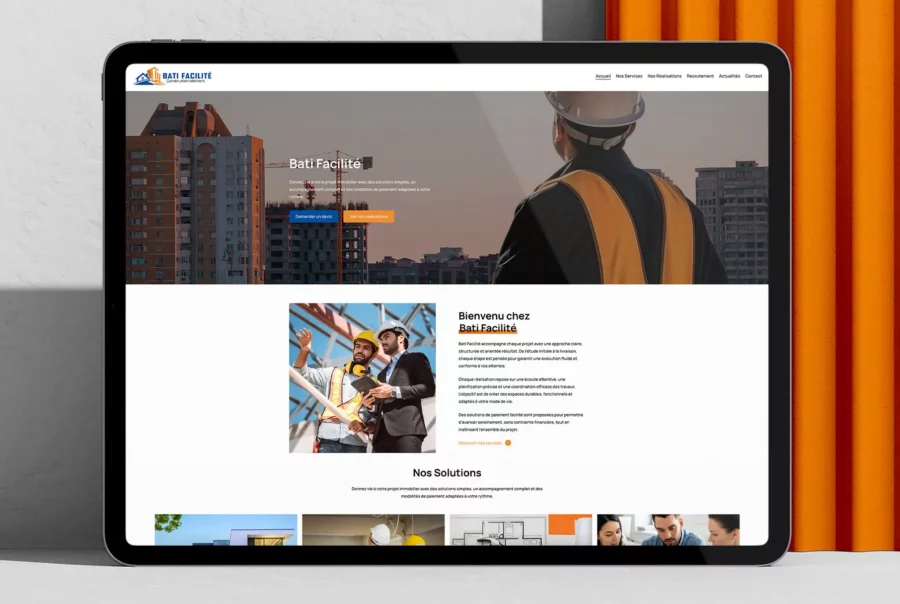 Creation site vitrine Bati-Facilite