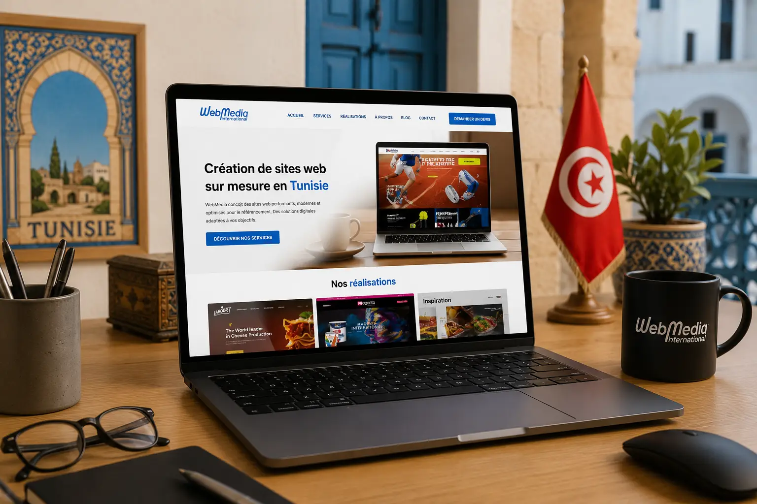création des sites web par webmedia