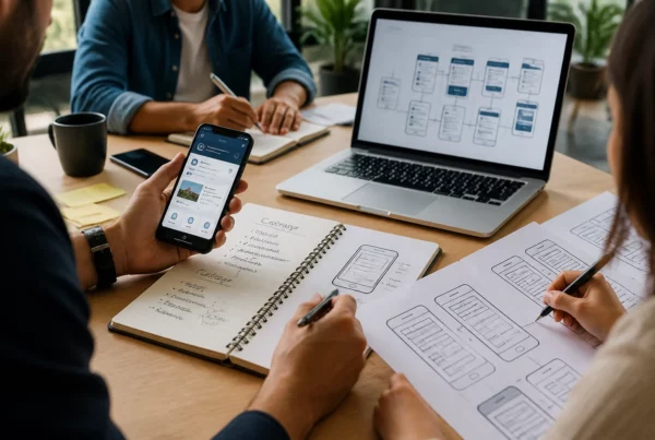 Conception d’une application mobile avec interface et parcours utilisateur
