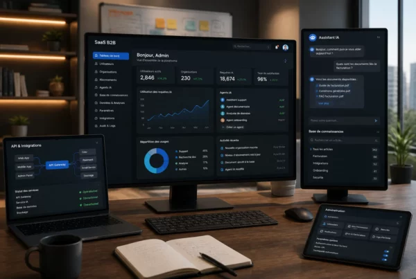 Plateforme SaaS sur mesure intégrant des briques d’intelligence artificielle