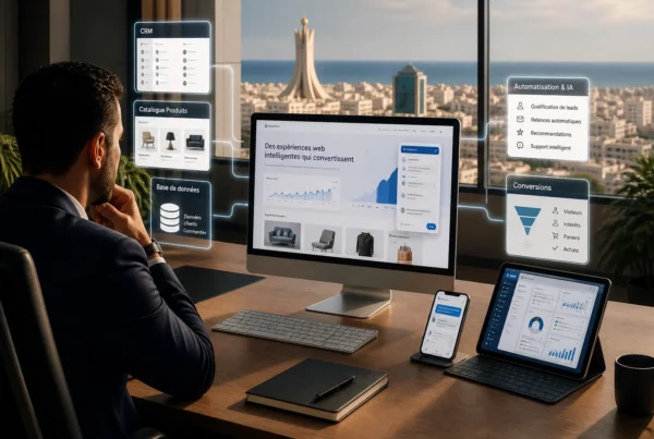 Le développement web basé sur l’IA relie site web, données et automatisation pour soutenir la croissance commerciale