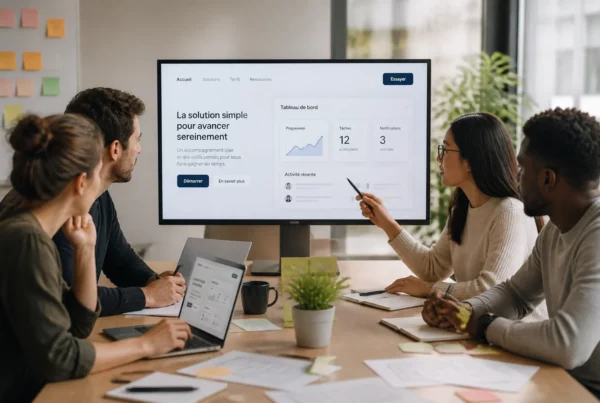 Prototype MVP créé avec une approche no-code ou low-code et testé auprès de premiers utilisateurs