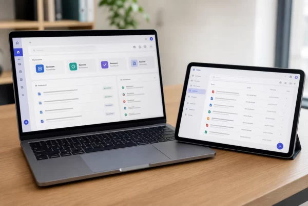 Plateforme web d’intelligence artificielle utilisée par une PME