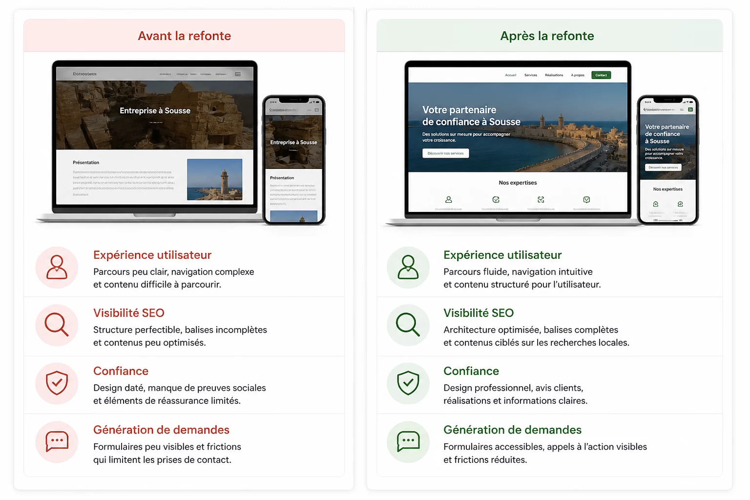 Analyse SEO et UX d’un site web avant une refonte