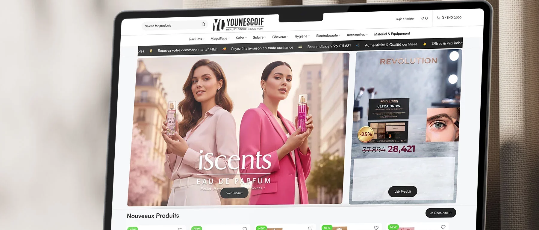 Site sur mesure Younes Coif